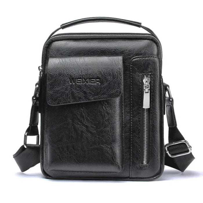 Bolsa Transversal de Couro Masculina