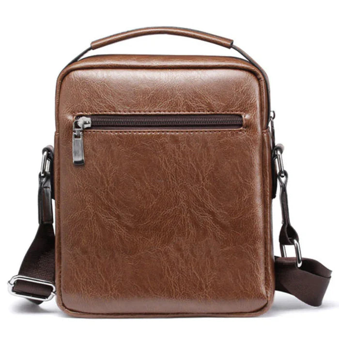 Bolsa Transversal de Couro Masculina